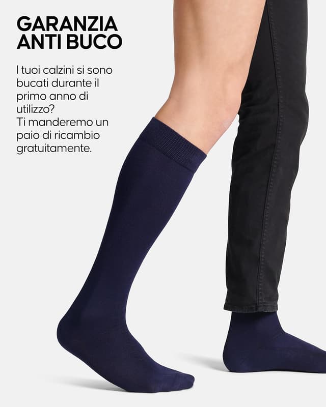 Detalle 2 de Danish Endurance calze lunghe in bambù