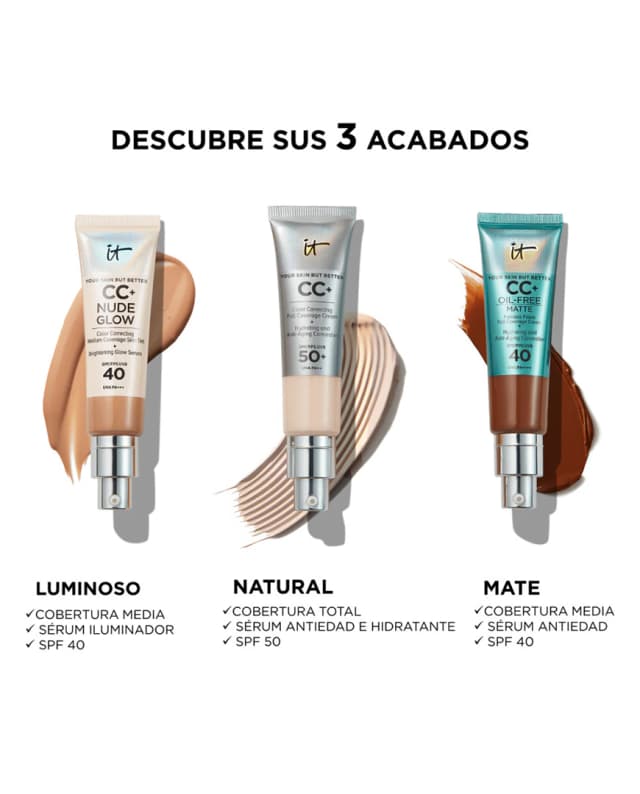Thumbnail 4 de IT Cosmetics CC+ Nude Glow SPF 40+ base de maquillaje 💄