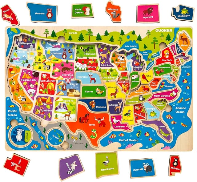 Thumbnail 6 de QUOKKA Puzzles 3‑Set for Kids Ages 3‑6 🧩