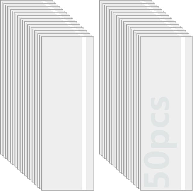 Detalle de GeeRic Lot de 50 autocollants transparents pour pièges à mouches de fenêtre