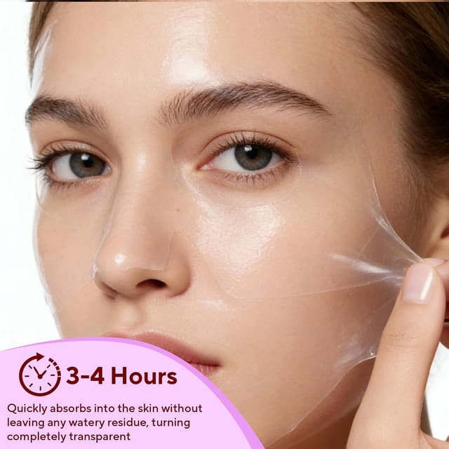 Detalle de Nityrliv Collagen Face Mask (4-Pack) Bio-Collagen Deep Hydration Overnight Sheet Masks