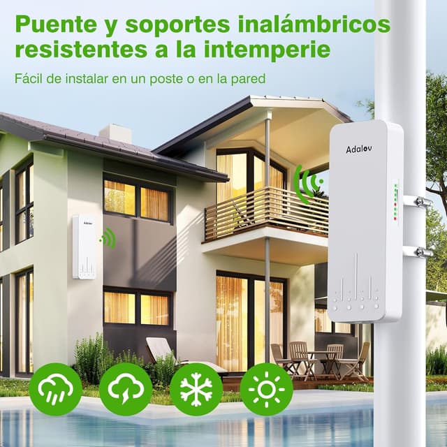 Thumbnail 2 de AdaLov CPE660 Puente Inalámbrico Exterior 5 8 G