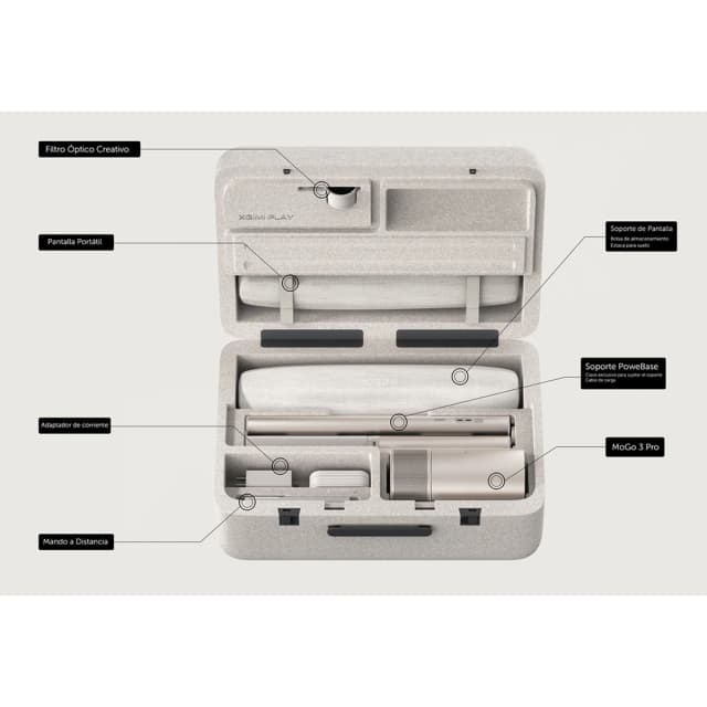 Detalle 2 de XGIMI MoGo 3 Pro proyector Full HD 200"