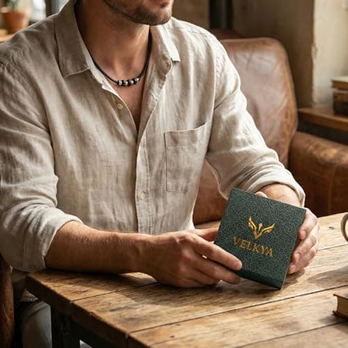 Detalle 1 de VELKYA Collar hombre de plata 925 43+7 cm