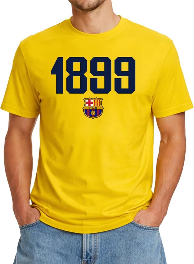 Detalle de Icon Sports Officially Licensed Football Club Cotton Terry Monochromatic Crewneck Pullover Sweater for Men