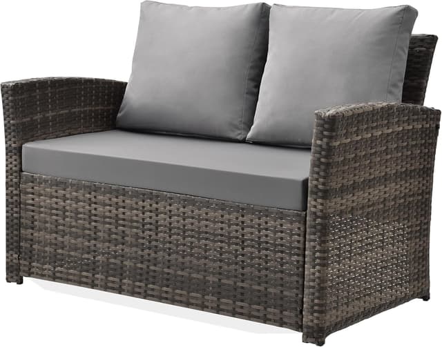 Detalle de Rattan Roma 4 Seater patio sofa set