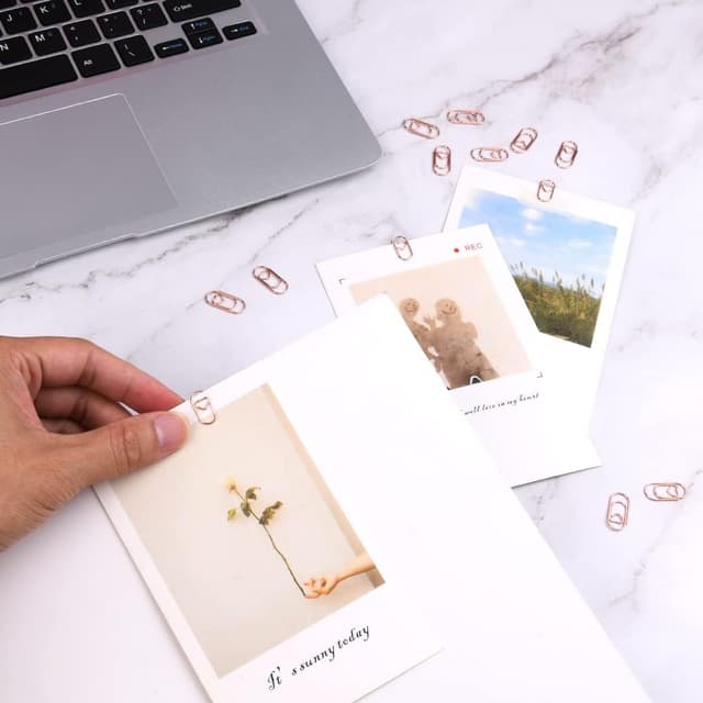 Thumbnail 5 de Vicloon Kleine Büroklammern 130 Stück 💼