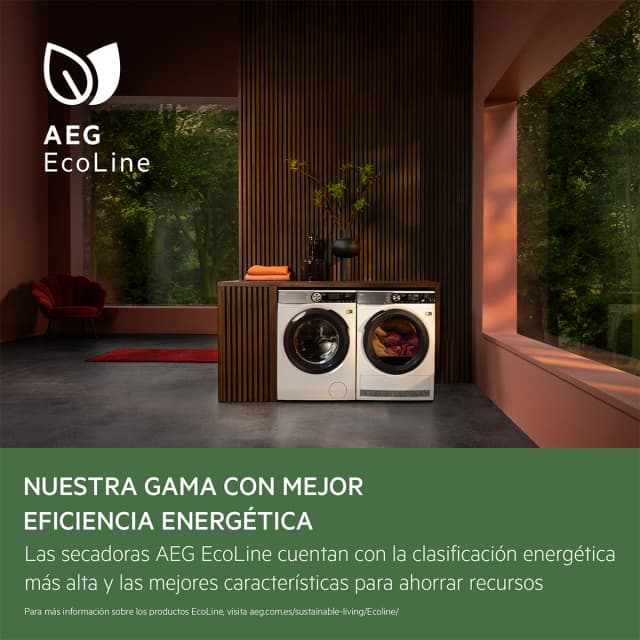 Detalle 1 de AEG TR939V4PB Secadora 9 kg con bomba de calor