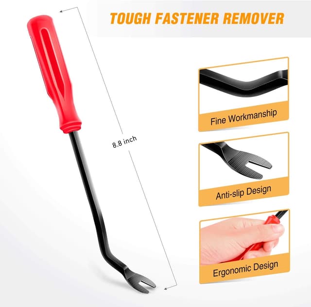 Detalle de GOOACC 100PCS 7mm & 9mm Push-Type Retainer Clips (with Fastener Remover) for Lexus & Toyota