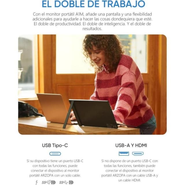 Thumbnail 1 de ARZOPA 17.3" FullHD IPS 60 Hz, ultra delgado