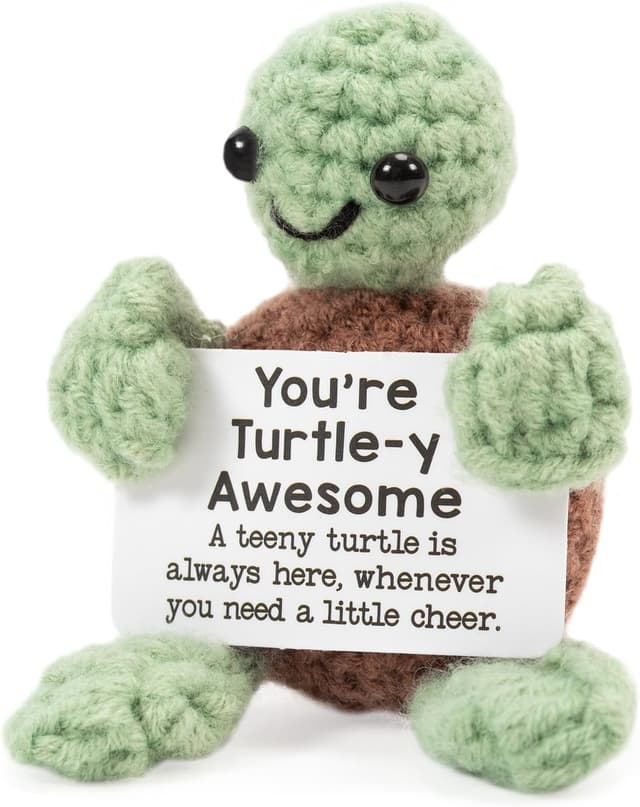 Imagen de Bafiwu Funny Positive Turtle crochet toy 🐢 en OfertitasTOP