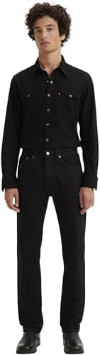 Thumbnail 10 de Levi’s 505 Regular Fit para hombre en negro (Black) 32W / 30L