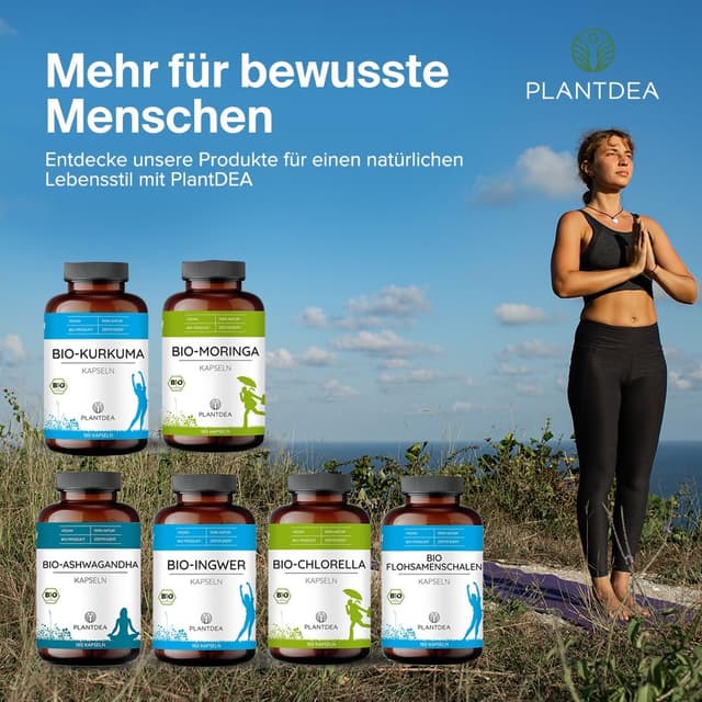 Thumbnail 4 de PlantDEA Bio Moringa Kapseln 3000 mg Tagesdosis