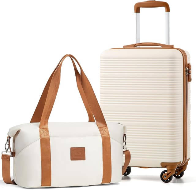 Detalle de COOLIFE Handgepäck Koffer Set 55x35x20 cm