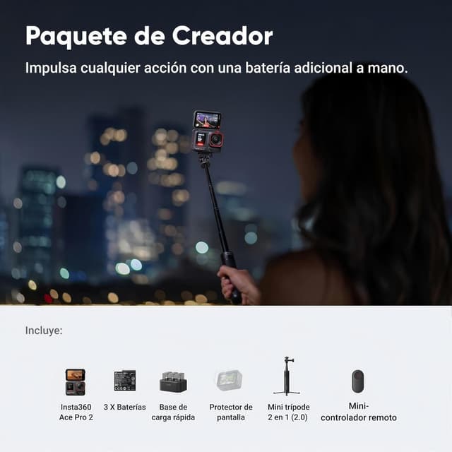 Detalle 2 de Insta360 Ace Pro 2 8K cámara de acción