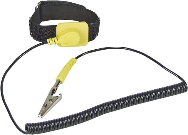 Detalle de InLine 55553 antistatic wrist strap, bracelet antistatique noir