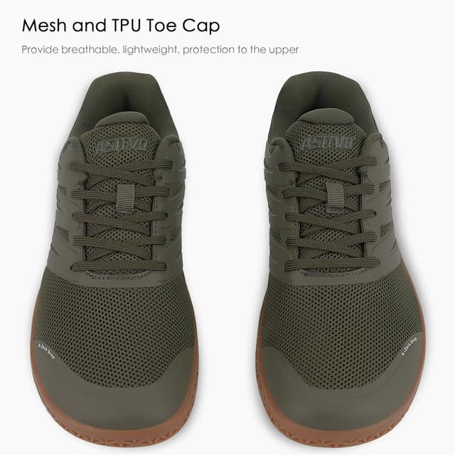 Thumbnail 4 de ASITVO Wide Men's Barefoot Zero Drop Minimalist Sneakers