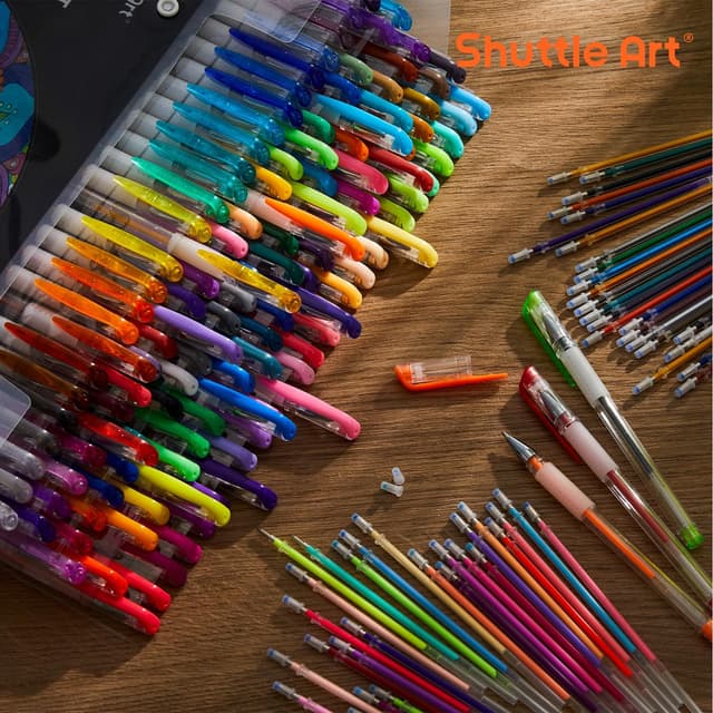 Thumbnail 6 de Shuttle Art Gel Pens 260 pack for colouring
