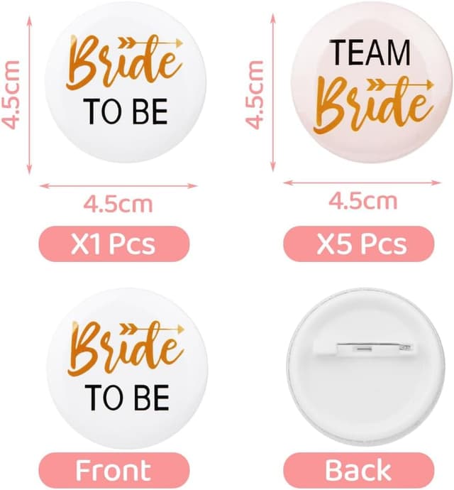 Thumbnail 1 de Aolso Kit de Accessoire de Mariage broche 4,5 cm