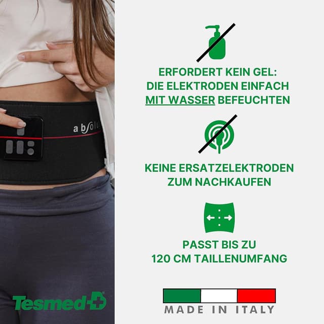 Thumbnail 5 de TESMED Absolute EMS-Bauchmuskeltrainer 15 Programme đȘ