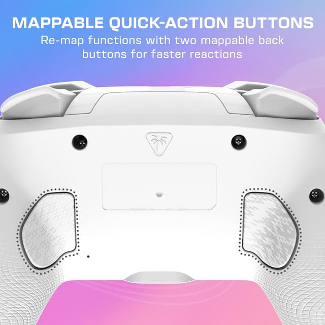 Detalle 2 de Turtle Beach Afterglow Bianco Controller wireless RGB per Nintendo Switch 2 con levette TMR e pulsante C GameChat