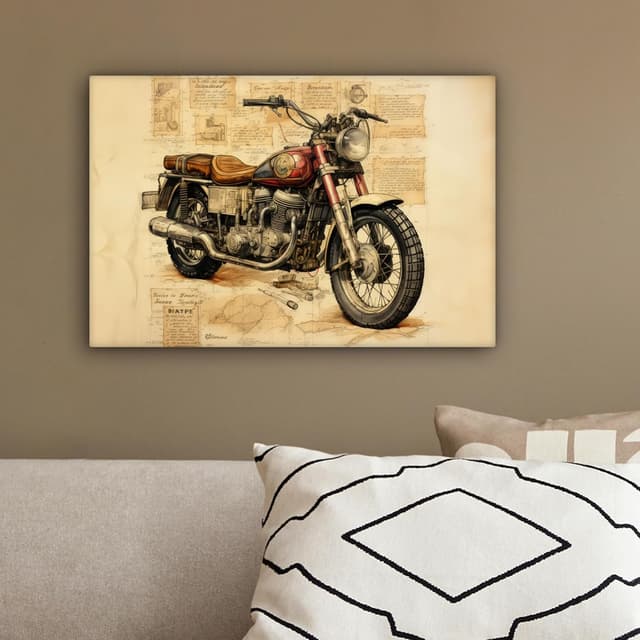 Detalle 2 de Impression sur toile 30x20 cm pour mur