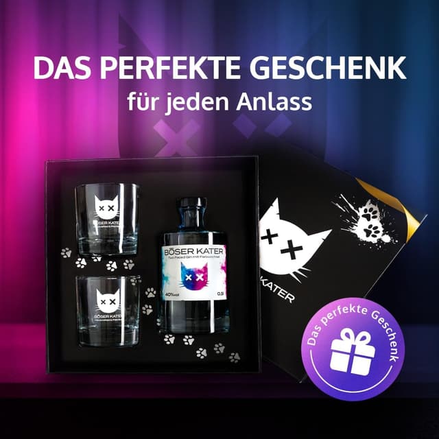 Detalle 2 de Böser Kater Magic Two Faced Gin Set 0,5 l