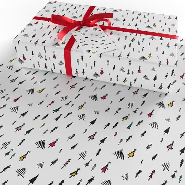 Thumbnail 3 de Luxury ECO Xmas Gift Wrap 6 sheets wrapping paper