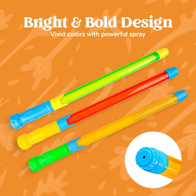 Detalle 1 de JOYIN 18 Pack 16.5\" Water Gun Squirt Blasters (18-Piece Outdoor Water Toy Set)