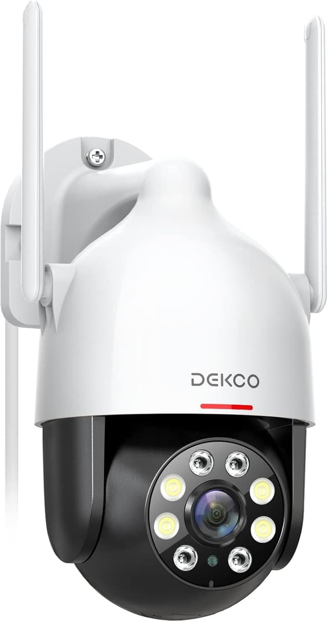 Detalle de DEKCO 2K Security Camera Outdoor with Motion Tracking