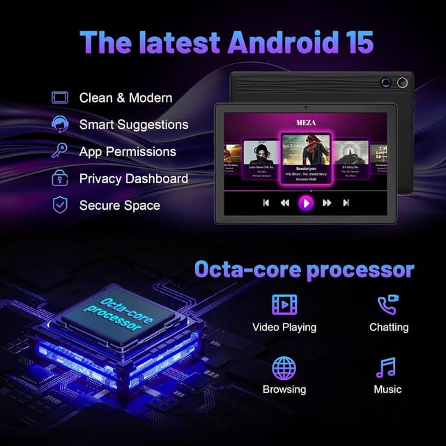 Thumbnail 2 de Gleeso Tablet Android 15 10-inch