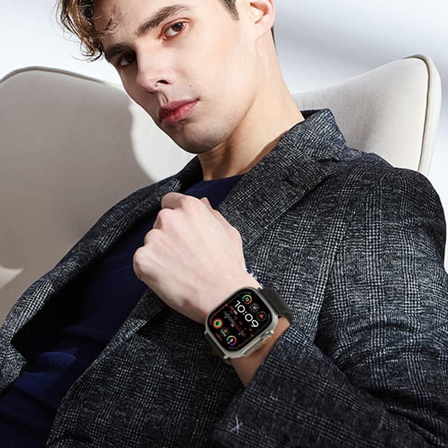 Thumbnail 6 de Runostrich Nylon Sport Strap (Solo Loop) for Apple Watch 49mm–38mm, Adjustable, 2-Pack