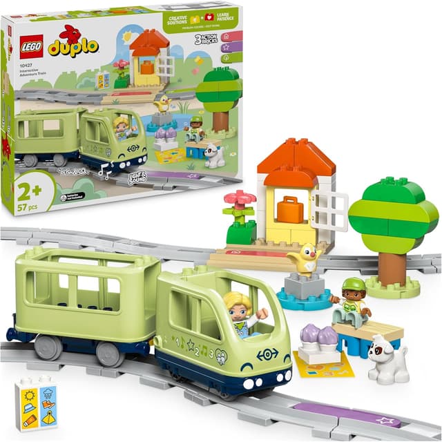 Imagen de LEGO DUPLO 10427 Interaktive Abenteuer-Eisenbahn en OfertitasTOP
