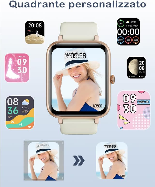 Thumbnail 6 de GRV Orologio da donna Bluetooth con 100+ modalità