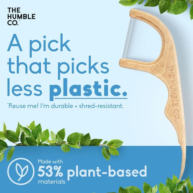 Detalle 2 de The Humble Co Dental Floss Picks 200 🪥