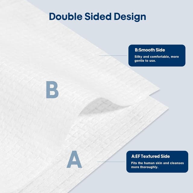 Thumbnail 3 de Carehabi Salviette Struccanti in Cotone 50 pezzi