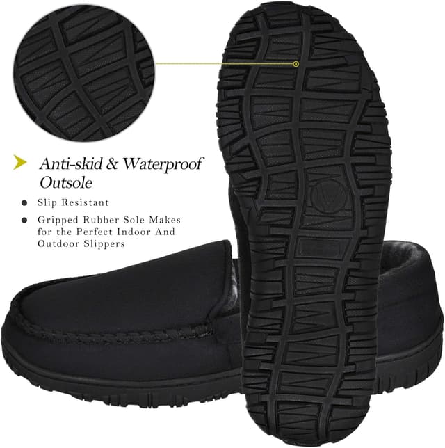Thumbnail 4 de MIXIN Moccasin Slippers with Memory Foam