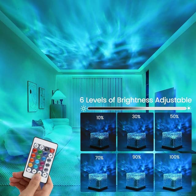 Detalle 2 de ZTZK Pixelierte Laterne Nachtlicht mit 16 Farben