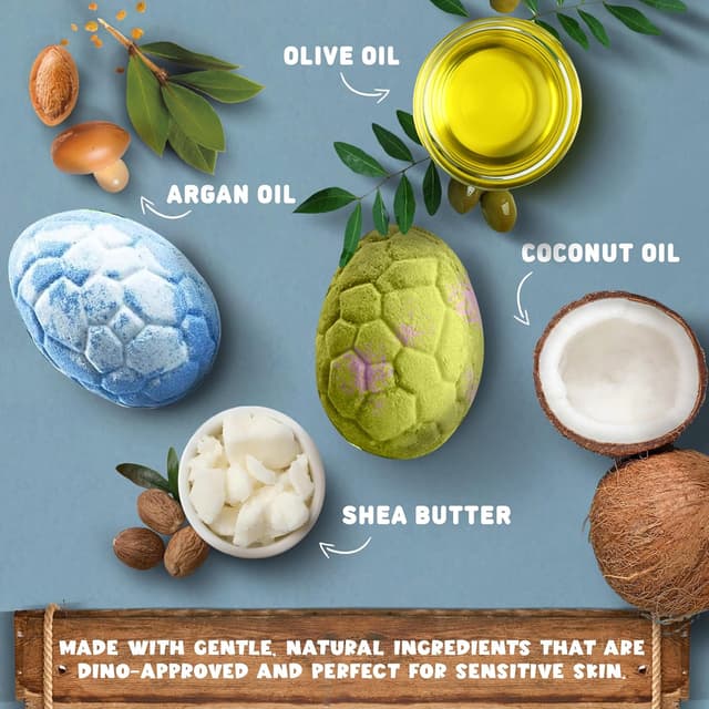 Detalle 2 de Dino Bath Bombs 12 Pack for Kids