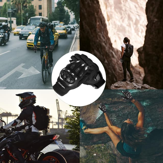 Detalle 2 de Guanti Moto Uomo DXHGHYGL con touchscreen su pollice e indice