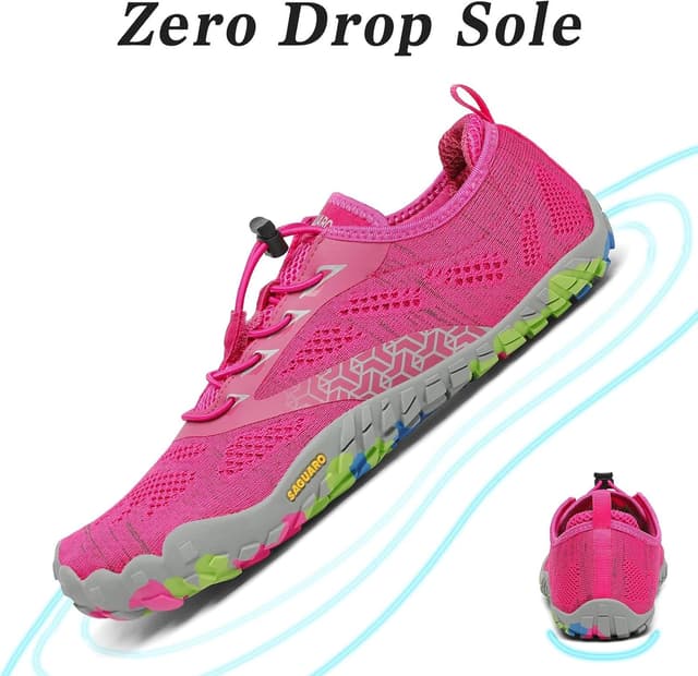 Detalle 2 de SAGUARO Unisex Barfußschuhe für Trail- und Wassersport, schnell trocknend – Größen 36–50