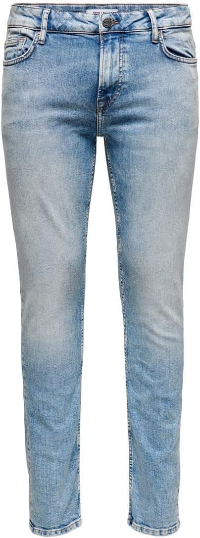 Detalle de ONLY & SONS Onsloom Slim Jeans Herren Blue Wash