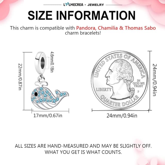 Detalle 2 de 925 Sterling Silber Charm für Europäische Armbänder