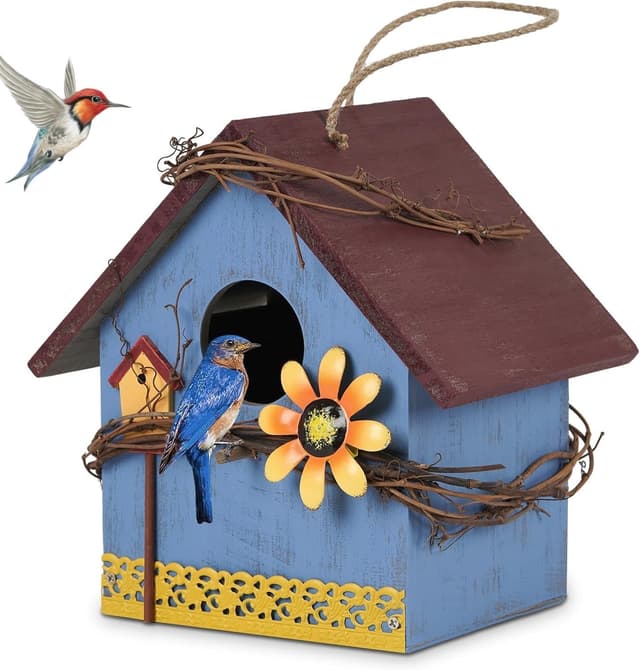 Detalle de JUJOYBD Vogelhaus Nistkasten Meisen