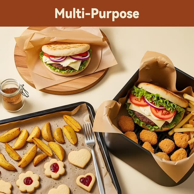 Thumbnail 6 de 200 Pcs Parchment Paper Sheets 12 x 16 for Baking 🍽