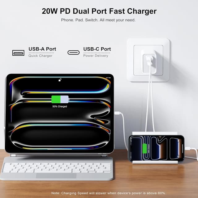 Detalle 2 de 3 Pack 20W USB-C Wall Charger ⚡