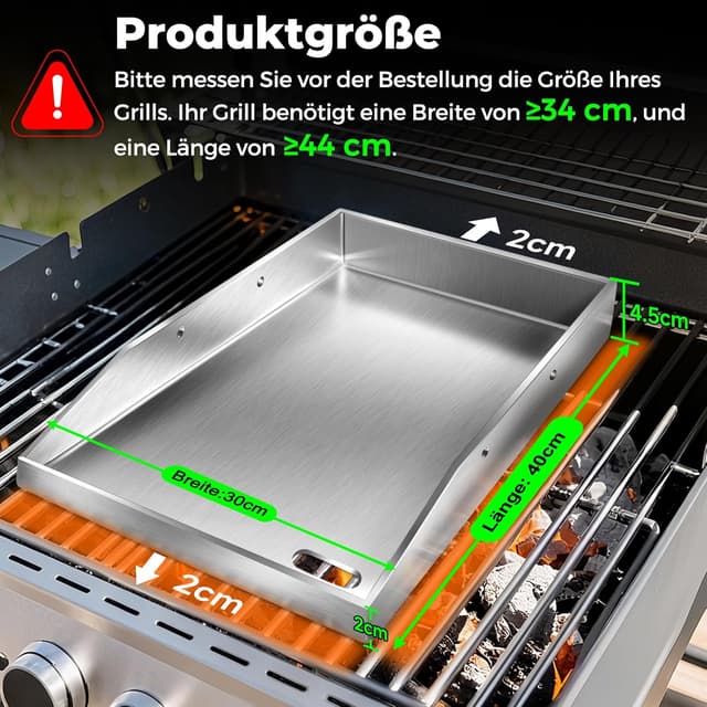 Thumbnail 1 de Grillplatte Plancha 40 x 30 cm