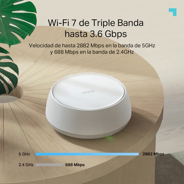 Detalle 2 de TP-Link Deco BE25 Router Wi‑Fi 6 AX1500, 4 puertos