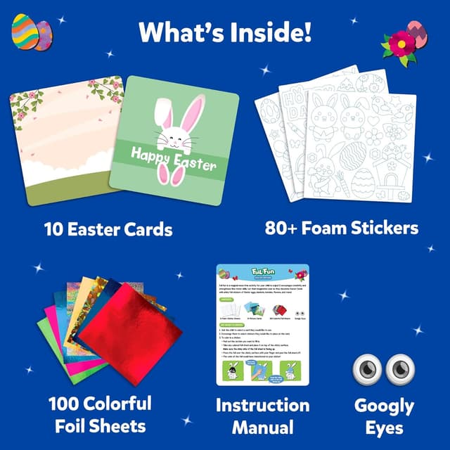 Thumbnail 3 de Skillmatics Foil Fun Easter Cards for kids age 4