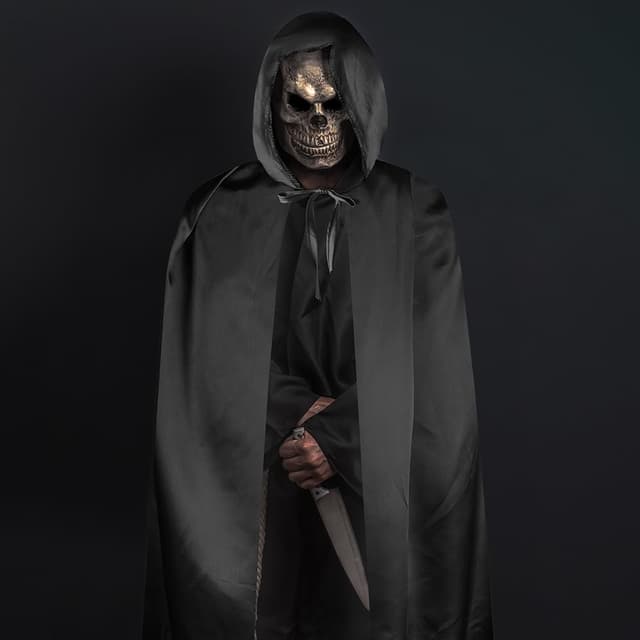 Thumbnail 4 de Aomig Capa Negra Con Capucha 150 cm